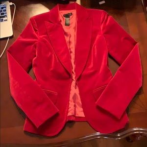 Red blazer